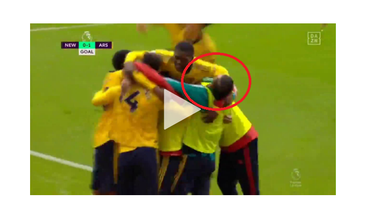 Ceballos OBERWAŁ podczas celebracji gola Arsenalu xD [VIDEO]